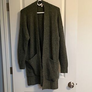 Miss Selfridge Dark Green (Olive) Women's Cardigan